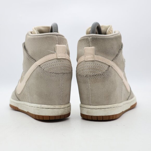 Nike Dunk Sky Hi Hidden Wedge Heel Women's Size 6.5 Sneakers Pale Gray Sail - Picture 5 of 9